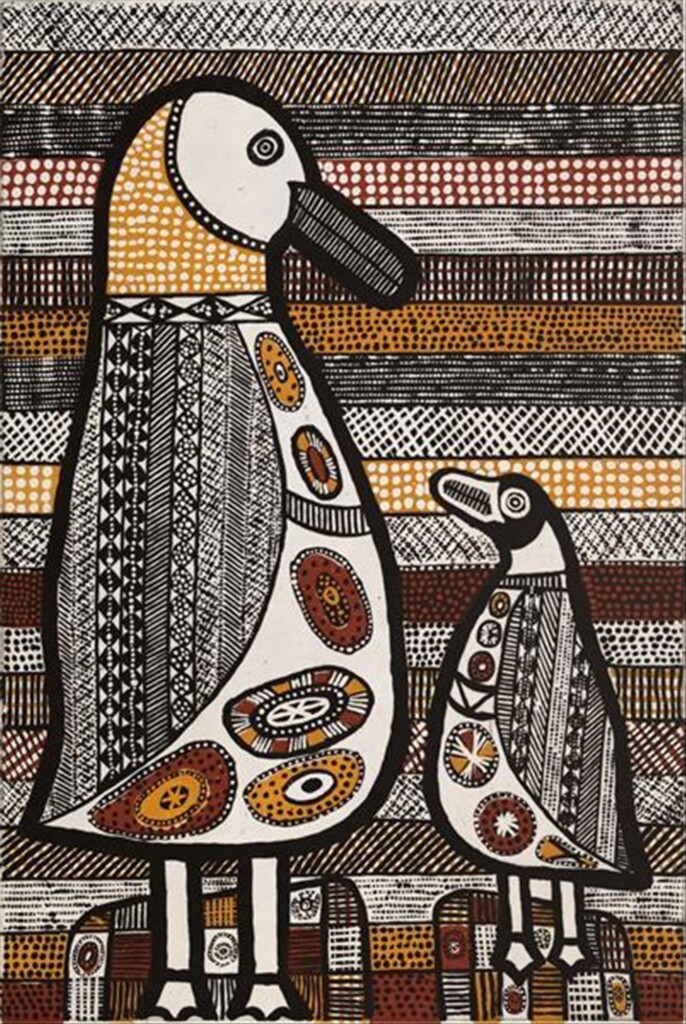 Jilamarini Tirrintirri (coloured Burdekin Ducks) - Print - Janice Murray Pungautiji