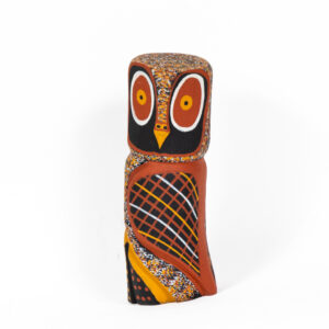 Tjurukukuni (Owl) - Ironwood Carving - Nathan  Pilakui
