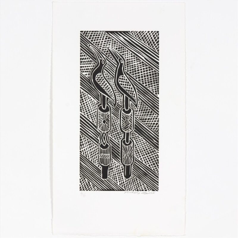 Tutini (Pukumani Pole) - Print - Nicholas Mario