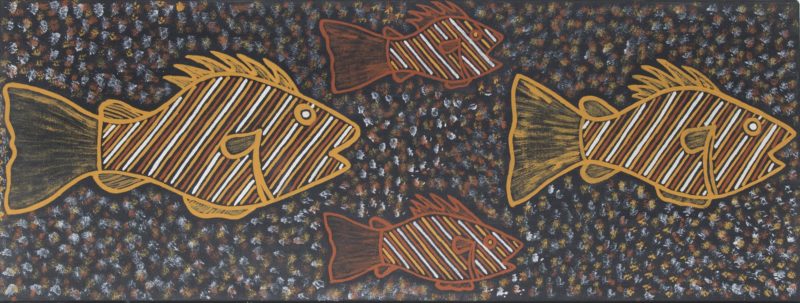 Muputi (Fish) - Painting - Geraldine Pilakui