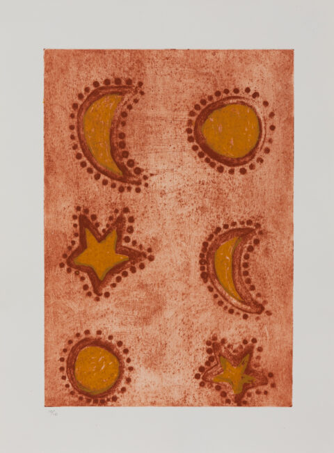 Japarra and Japalinga (Moon and Stars) - Print - Neil Black