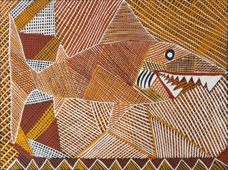 Muputi (Fish) - Painting - Chris Black
