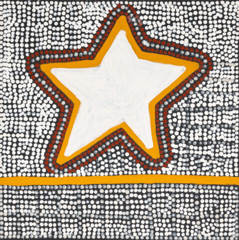 Japarra and Japalinga (Moon and Stars) - Painting - Neil Black