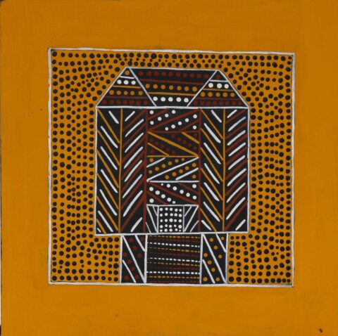 Thapuja (home) - Painting - Jimmy Mungatopi