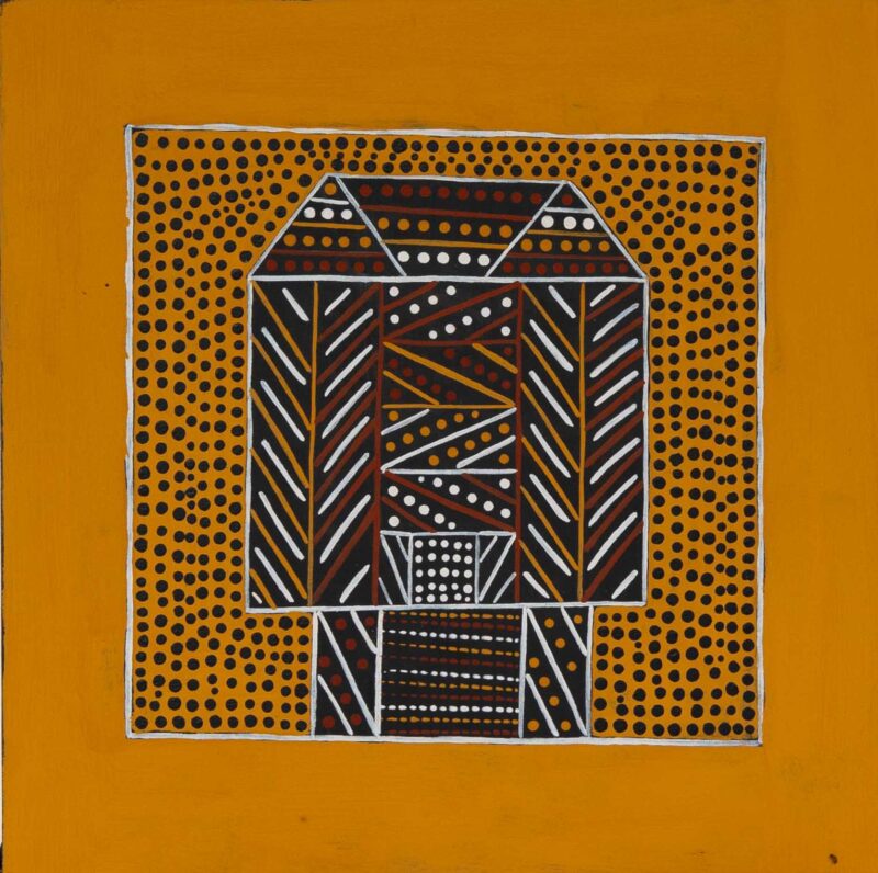 Thapuja (home) - Painting - Jimmy Mungatopi