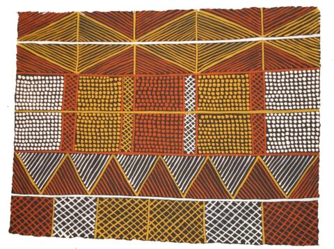 Jilamara - Painting - Chris Tipiloura
