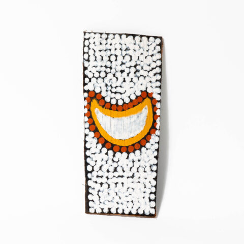 Japarra (the moonman) - Stringybark Painting - Neil Black