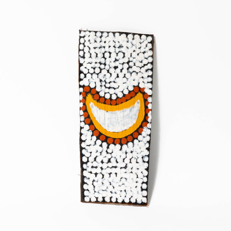 Japarra (the moonman) - Stringybark Painting - Neil Black