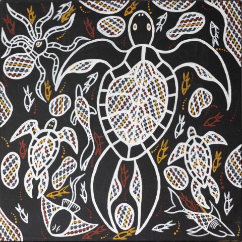 Tiwi Totems - Painting - Gerard Bush