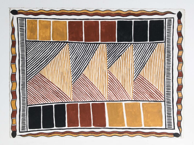 Jilamara - Painting - Nicola Miller Mungatopi