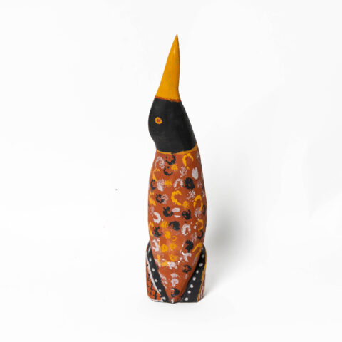 Tokwampini, the bird. - Ironwood Carving - Pius Tipungwuti
