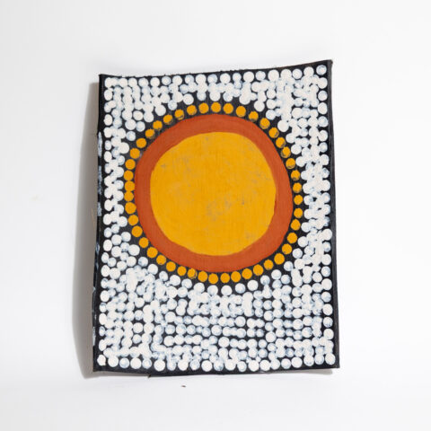 Japarra and Japalinga (Moon and Stars) - Painting - Neil Black