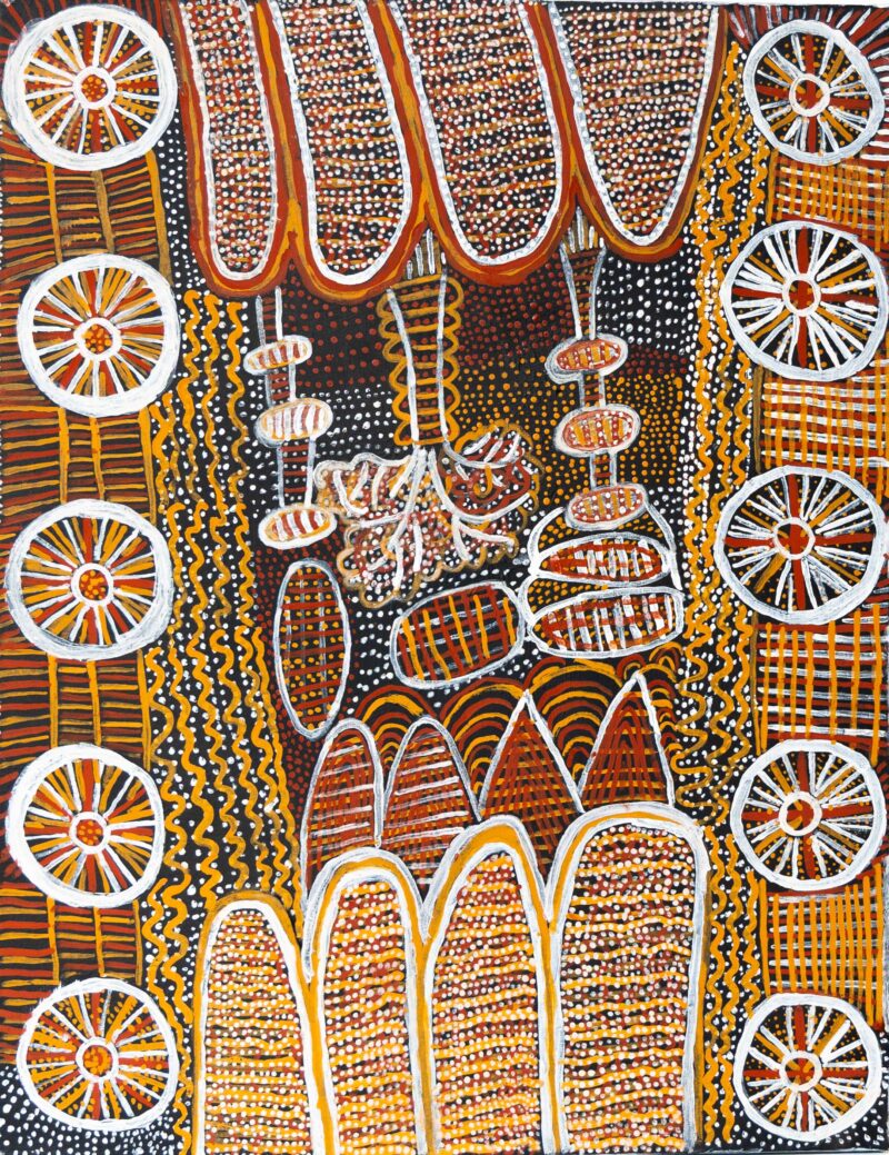 Jaliwaki (Bush potato) - Painting - Mary Elizabeth Moreen