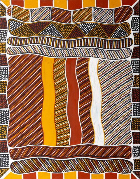 Parlini jilamara (old designs) - Painting - Patrick Freddy Puruntatameri
