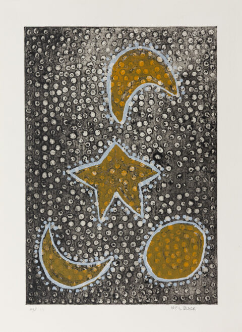 Japarra and Japalinga (Moon and Stars) - Print - Neil Black