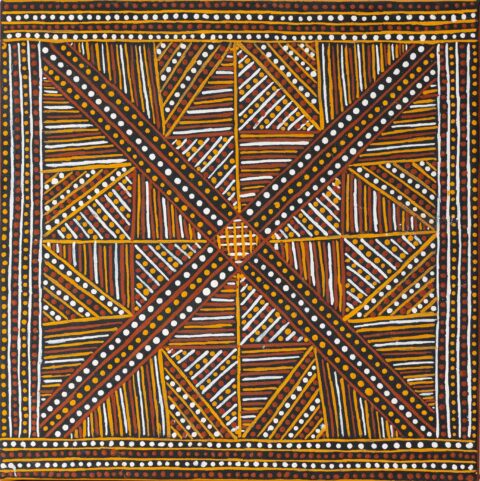 Pumpuni Jilamara (Good design) - Painting - CABRINI WILSON