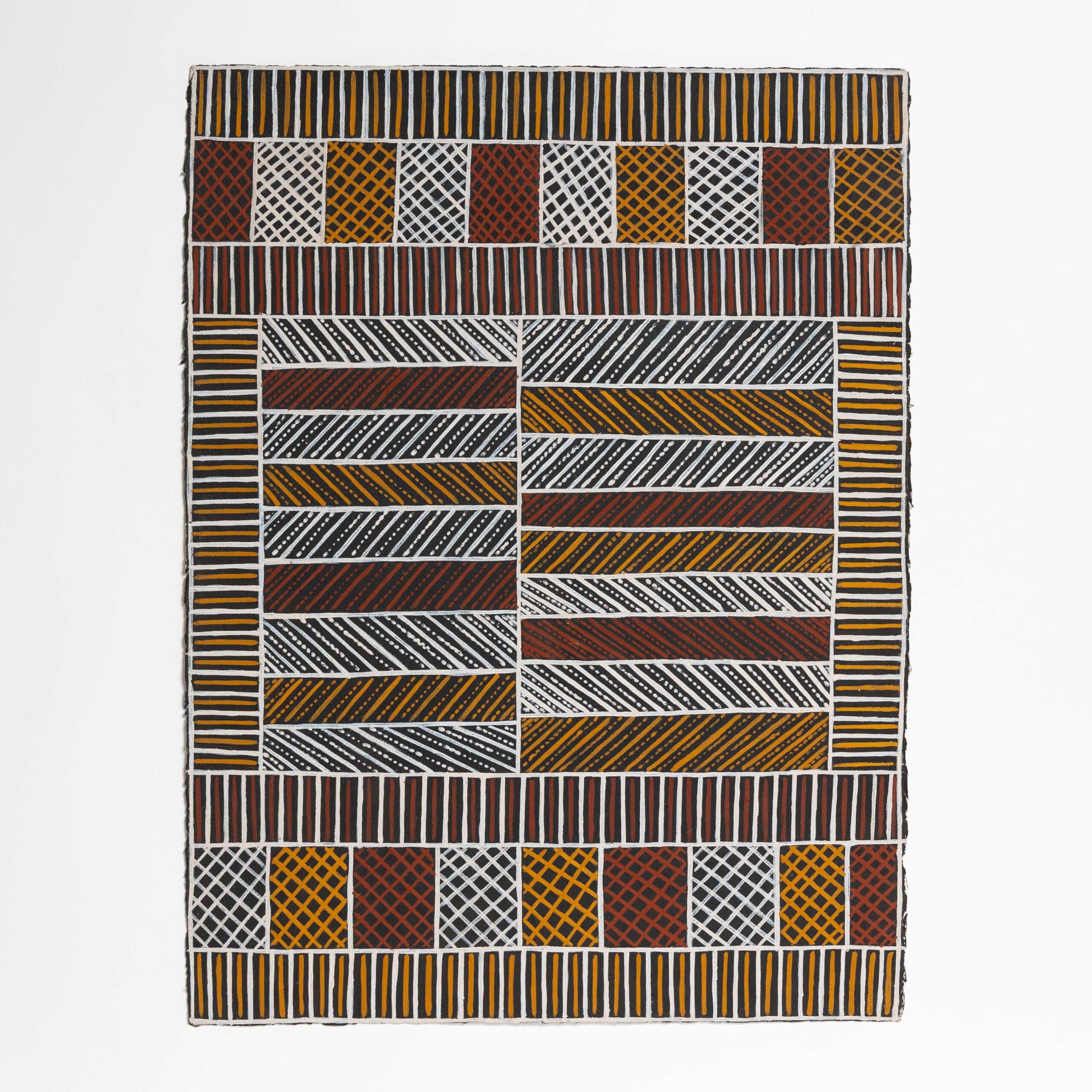 Jilamara (body paint designs) - Painting - Flossie Black