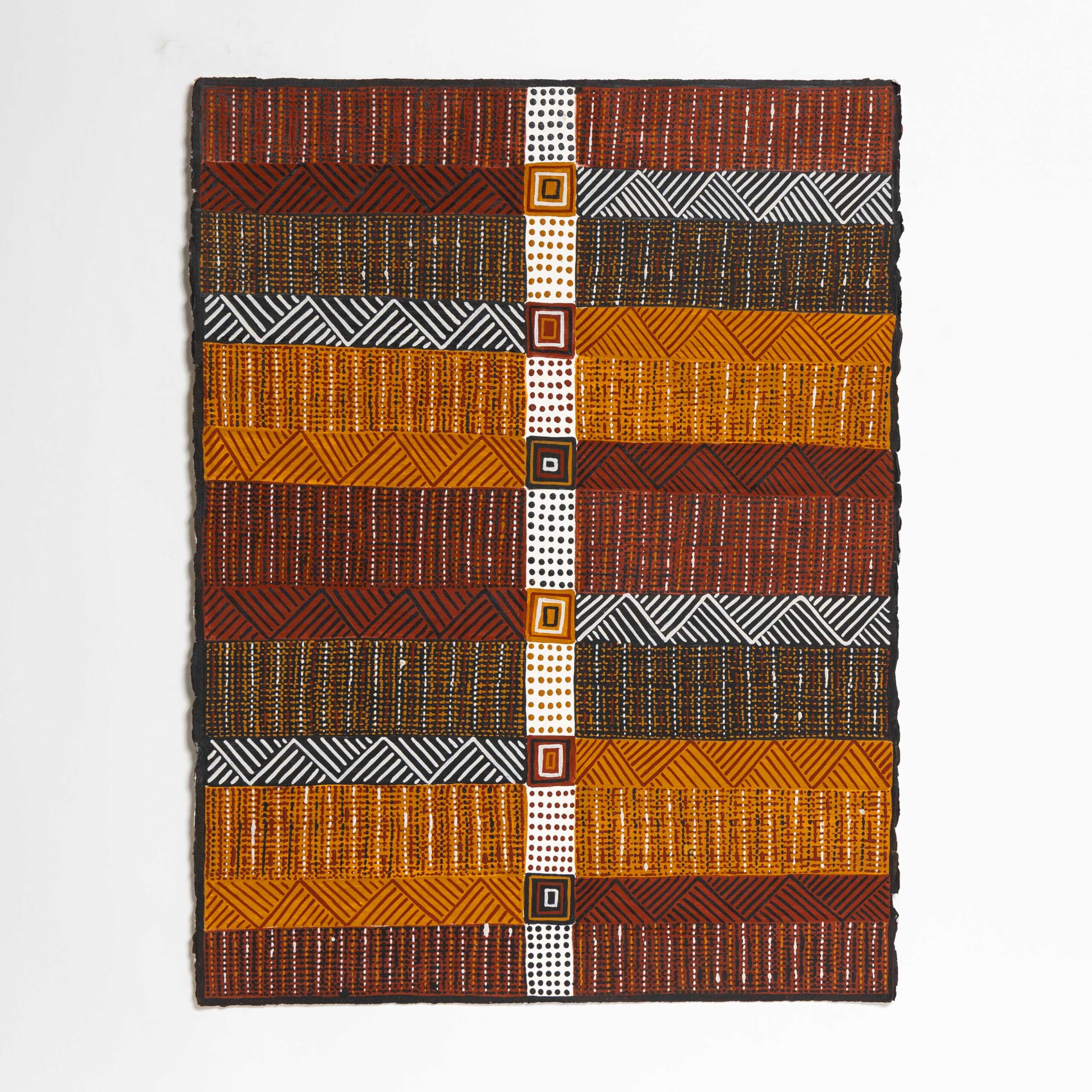 Jilamara (body paint designs) - Painting - Geraldine Pilakui