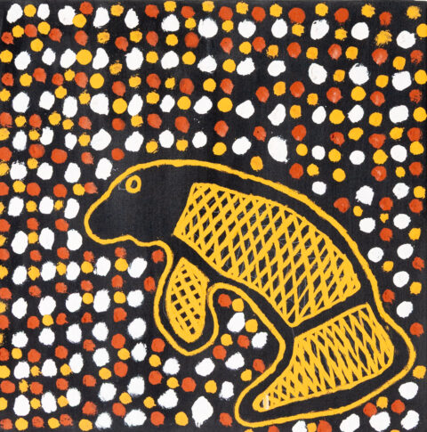 Marntuwuyini (Dugong) - Painting - Jessiah  Timaepatua