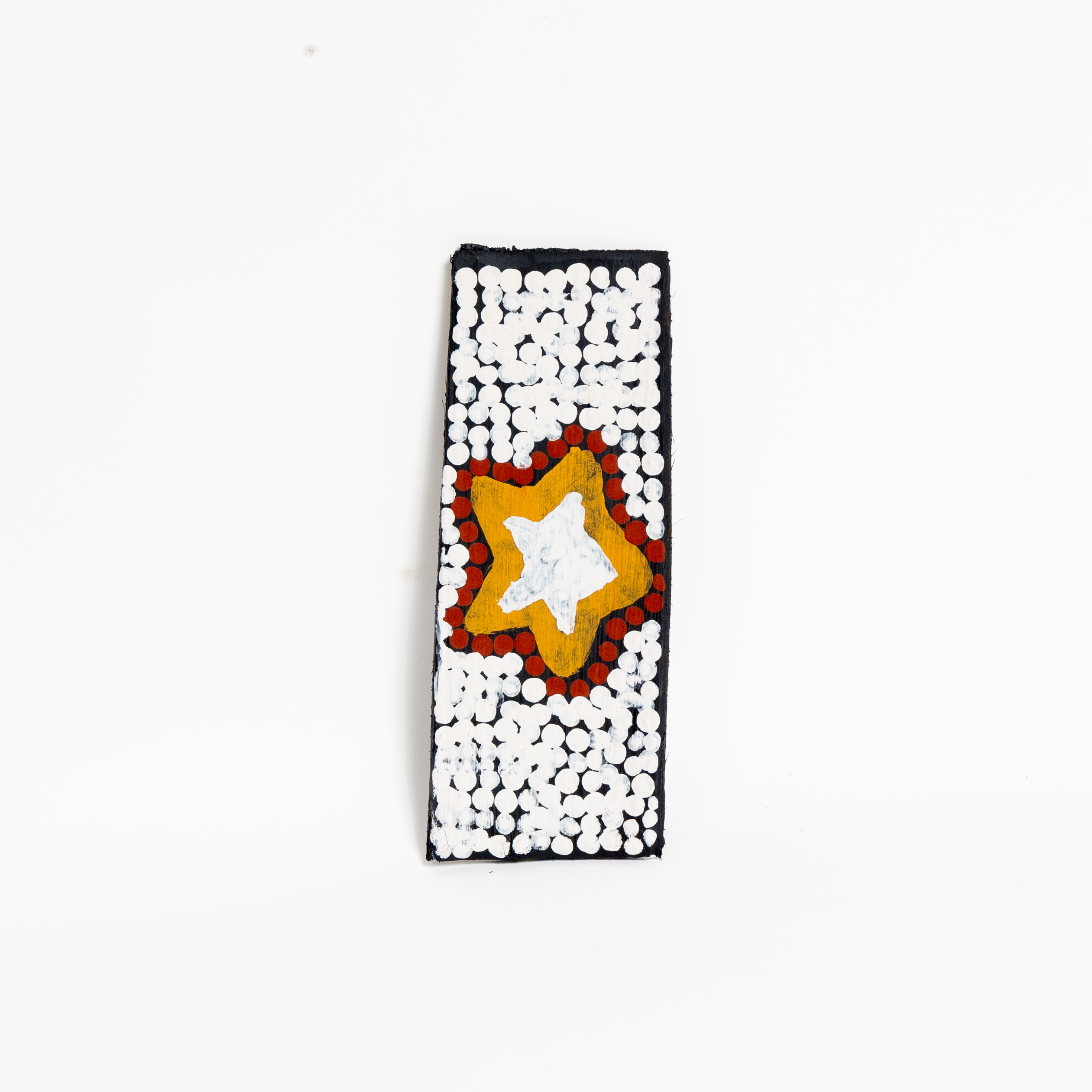 Japarra and Japalinga (Moon and Stars) - Stringybark Painting - Neil Black