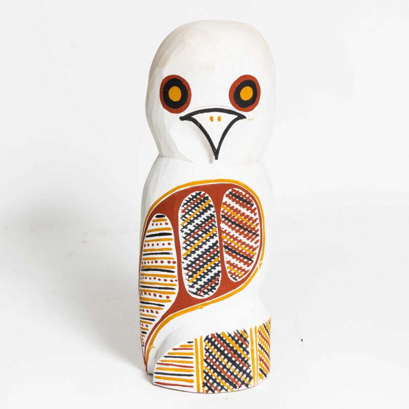 Tjurukukuni (Owl) - Ironwood Carving - Patrick Freddy Puruntatameri