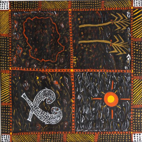 Tiwi Skin Groups (tribes) - Painting - Pamela Brooks