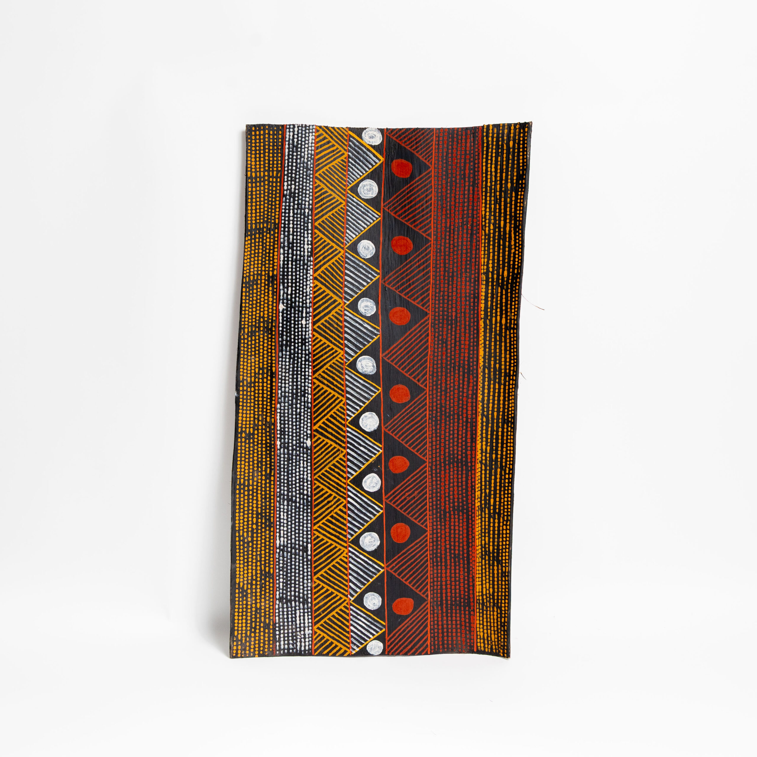 Ngiya jilamara I (My Design) - Stringybark Painting - Nancy Marie Kerinauia