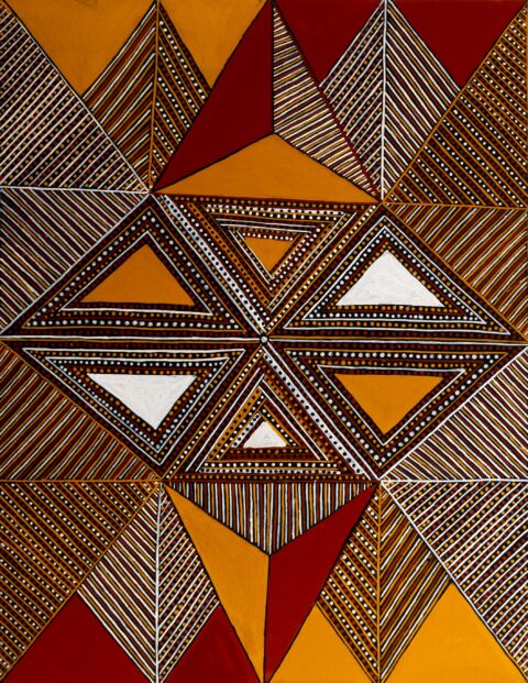 Jilamara (body paint designs) - Painting - CABRINI WILSON