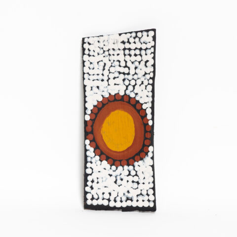 Japarra and Japalinga (Moon and Stars) - Stringybark Painting - Neil Black