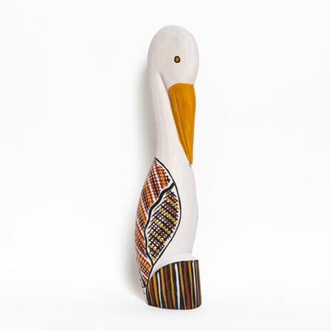 Tokwampini, the bird. - Ironwood Carving - Patrick Freddy Puruntatameri