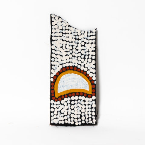 Japarra and Japalinga (Moon and Stars) - Stringybark Painting - Neil Black