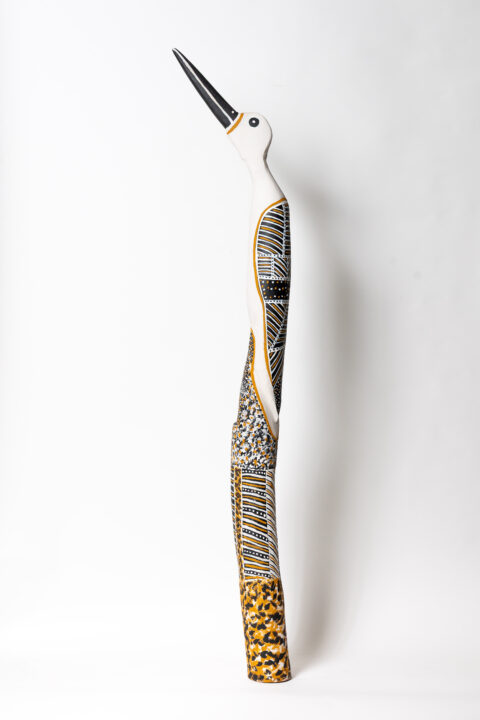 Tokwampini, the bird. - Ironwood Carving - Gerry Mungatopi