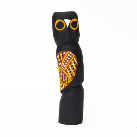 Jurrukukuni (Boobook Owl) - Ironwood Carving - Walter Brooks