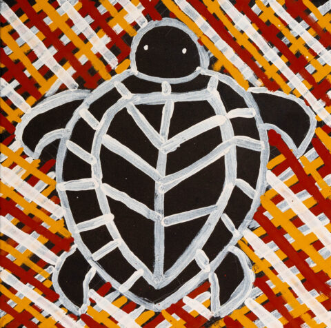 Jarrikarlani (Loggerhead Turtle) - Painting - Robert Wilson (robbie)