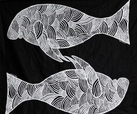 Marntuwuyini (Dugong) - Textiles - Raymond Bush