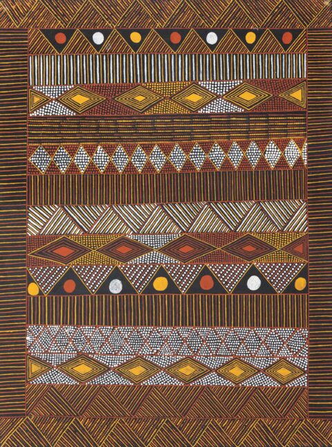 Jilamara (body paint designs) - Painting - Nancy Marie Kerinauia