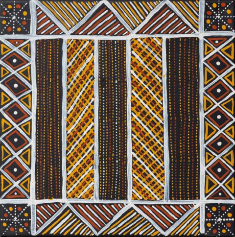 Pumpuni Jilamara (Good design) - Painting - Arthurina  Moreen