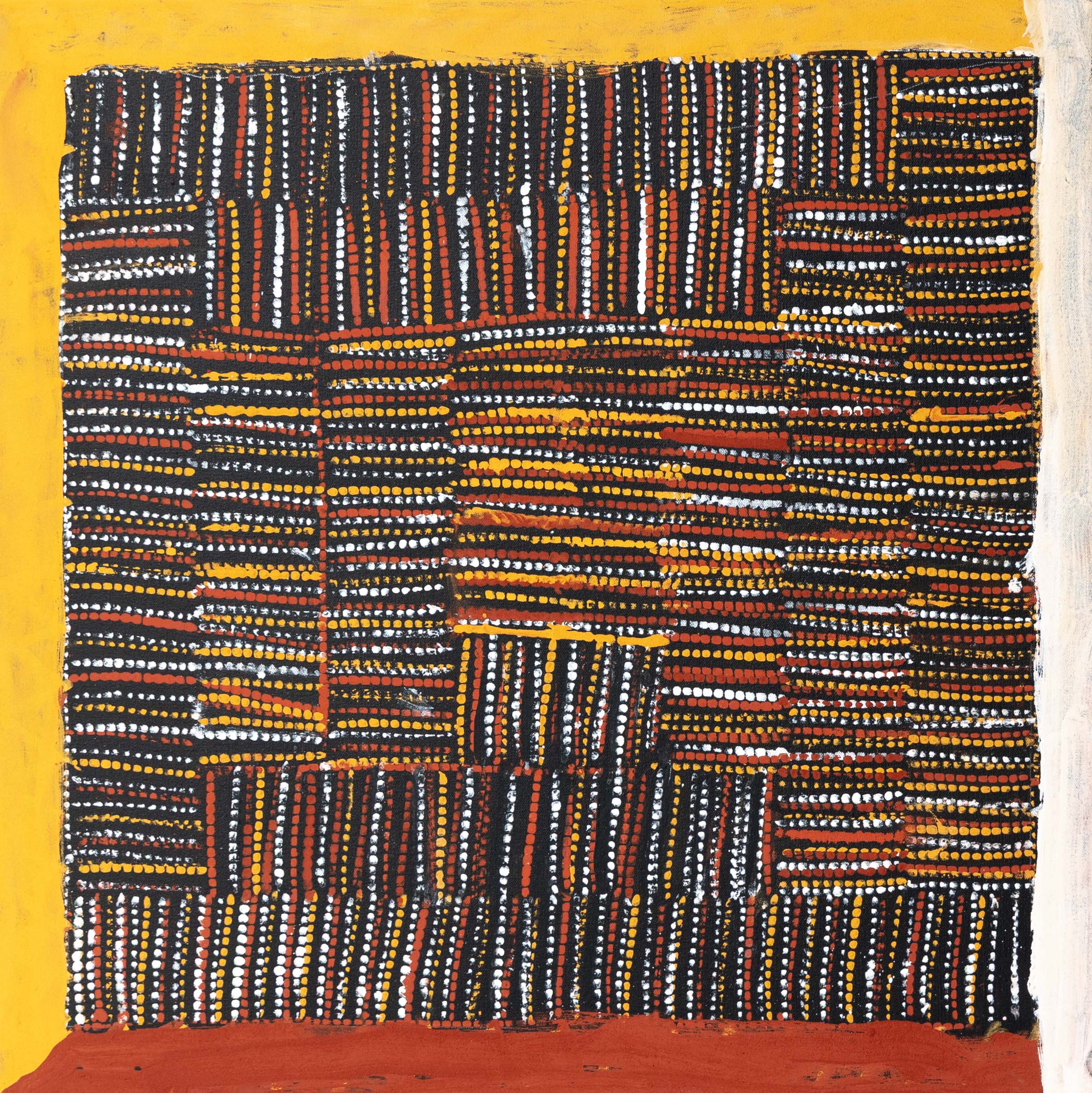 Pwoja (toothed ironwood comb) - Painting - Doriana Bush
