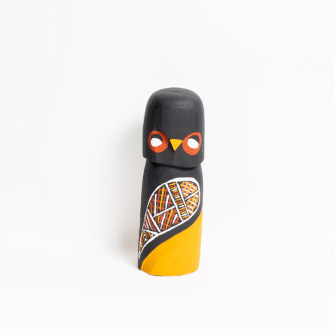 Jurrukukuni (Boobook Owl) - Ironwood Carving - Walter Brooks