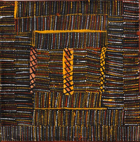 Pwoja (toothed ironwood comb) - Painting - Doriana Bush