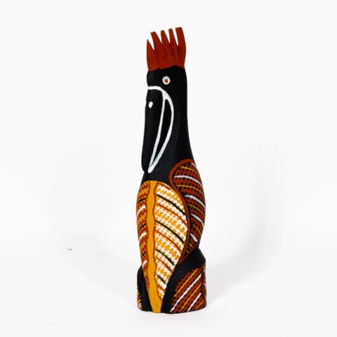 Tokwampini, the bird. - Ironwood Carving - Patrick Freddy Puruntatameri