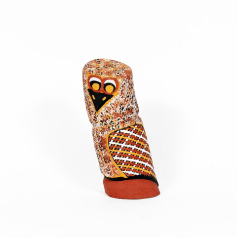 Jurrukukuni (Boobook Owl) - Ironwood Carving - Geraldine Pilakui