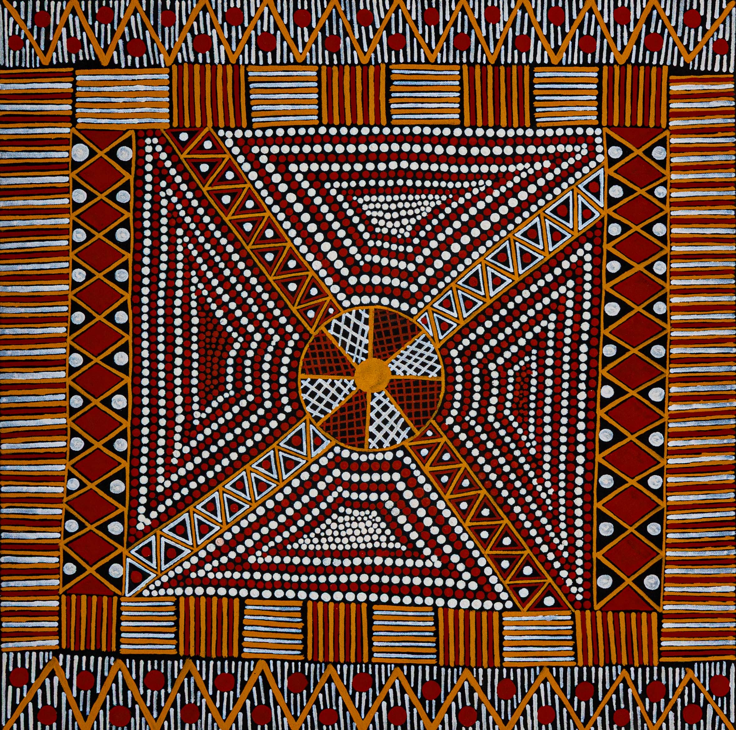 Pumpuni Jilamara (Good design) - Painting - Chantelle Farmer