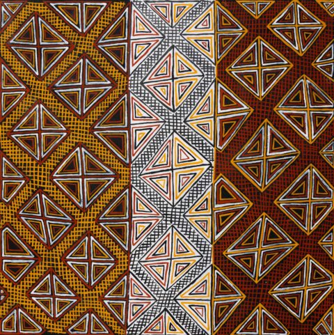 Ngiya jilamara I (My Design) - Painting - Arthurina  Moreen