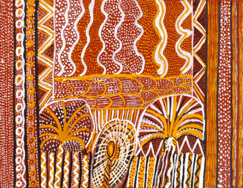 Jaliwaki (Bush Potato) - Painting - Mary Elizabeth Moreen