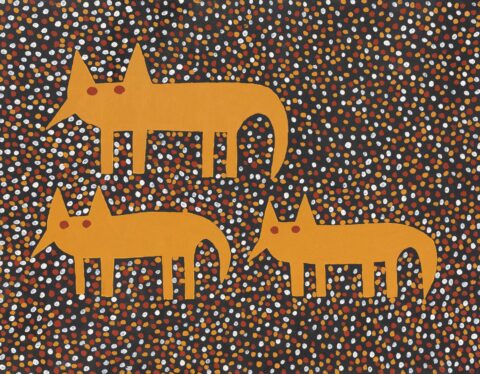 Ngini Ngawila Yoyi (Tiwi Totems) - Painting - Nancy Marie Kerinauia