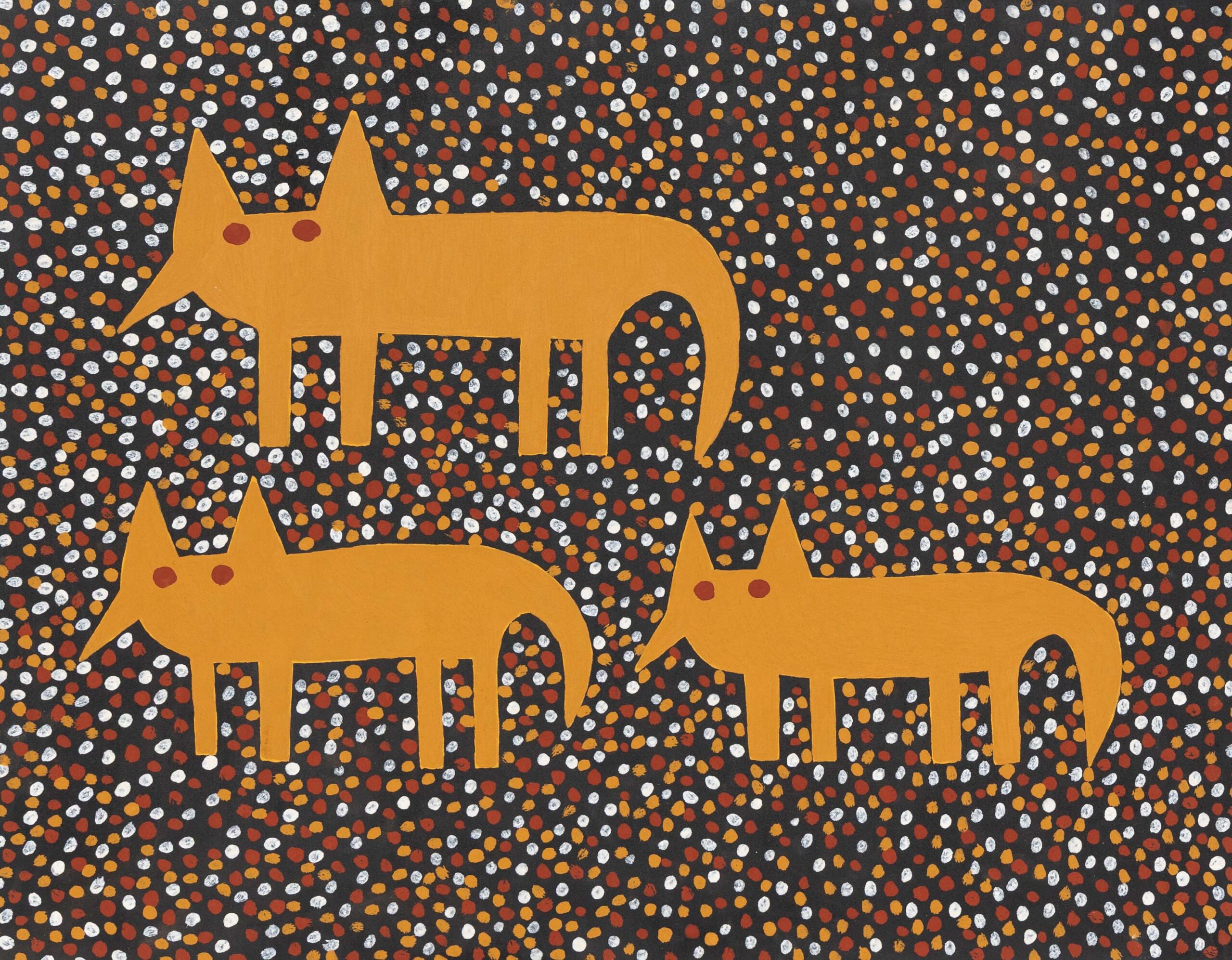Ngini Ngawila Yoyi (Tiwi Totems) - Painting - Nancy Marie Kerinauia