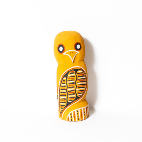 Tokwampini, the bird. - Ironwood Carving - Patrick Freddy Puruntatameri