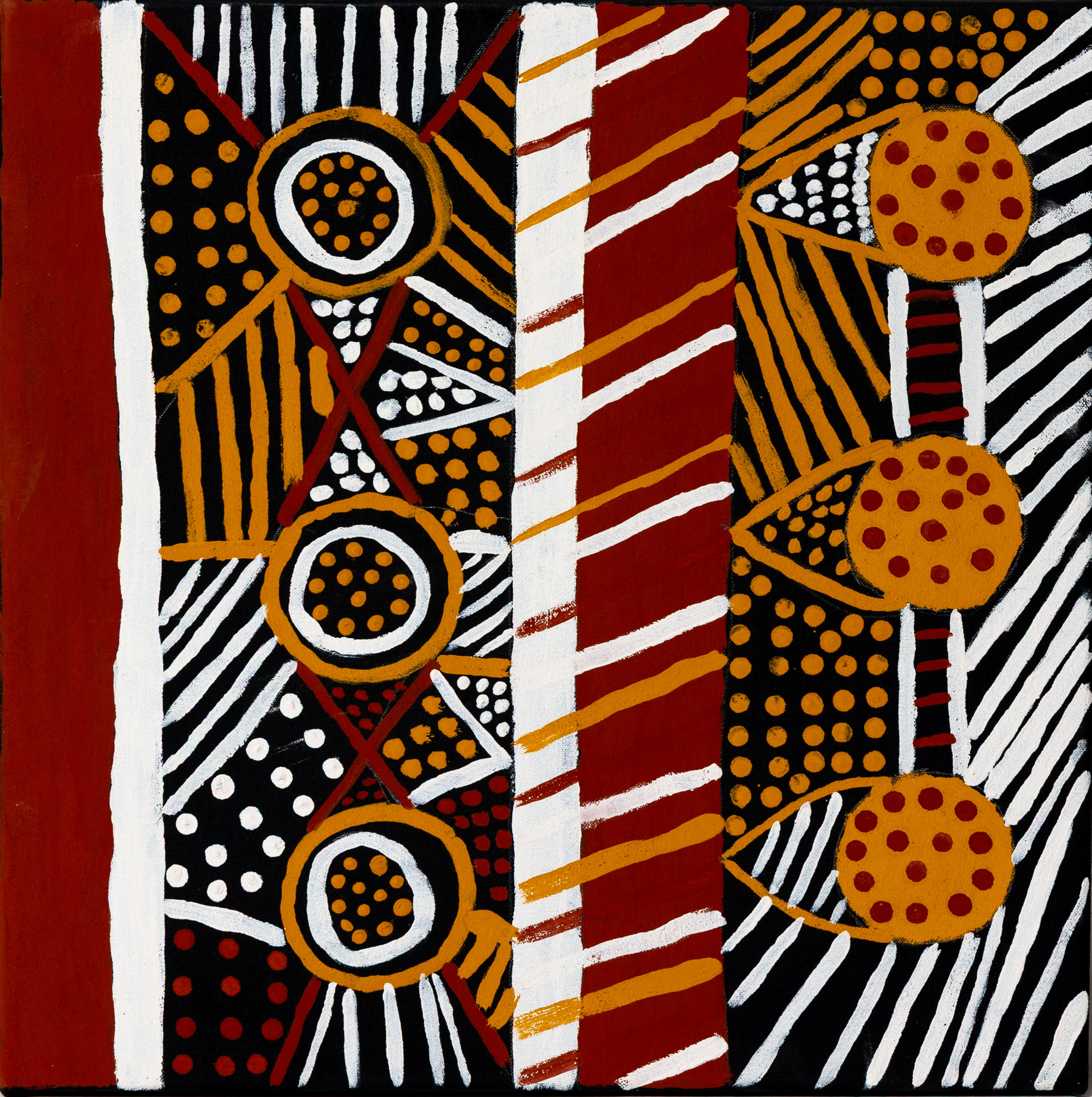 Jilamara (body paint designs) - Painting - Benina Punguatji