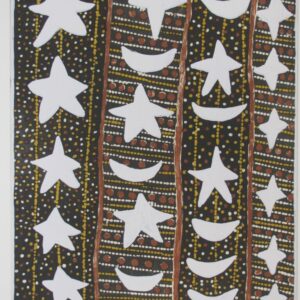 Japarra and Japalinga (Moon and Stars) - Print - Pauletta Kerinaiua